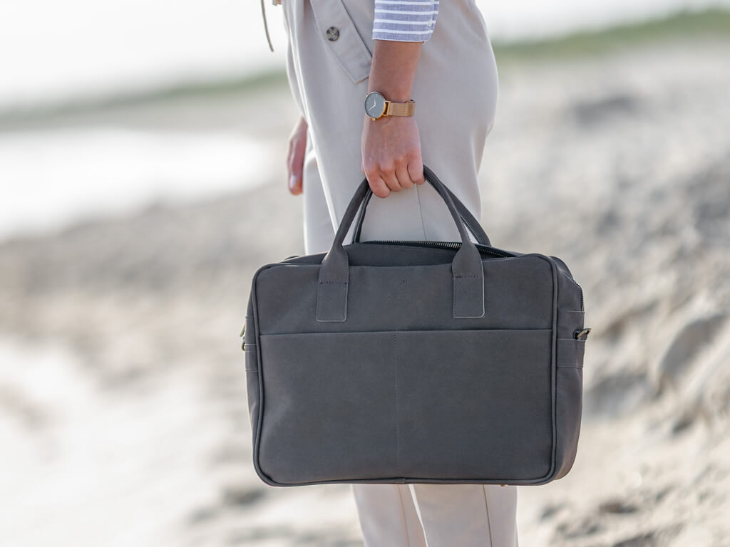 European Style Unisex Vegan Business Laptop Briefcase