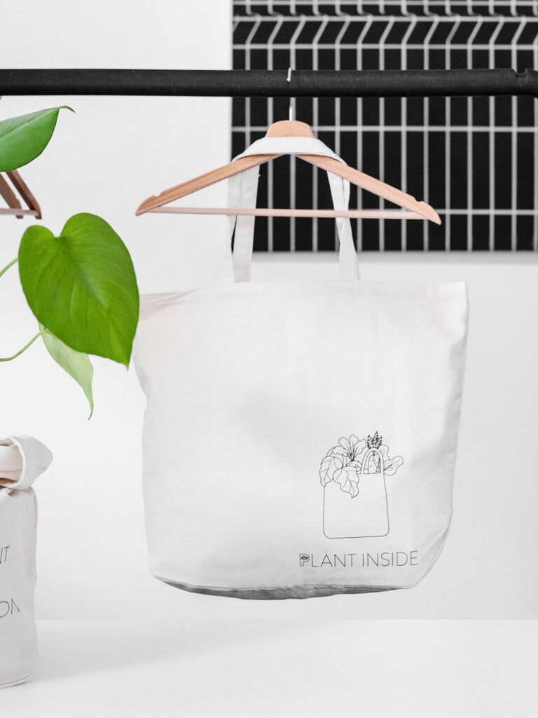 Unique Lightweight Handmade Plant Lover Tote Bag