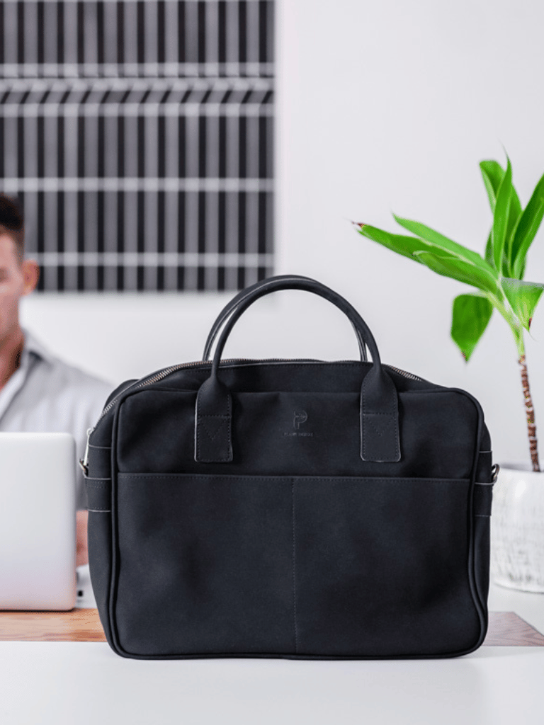 Unisex professional laptop briefcase for up to 16-inch devices