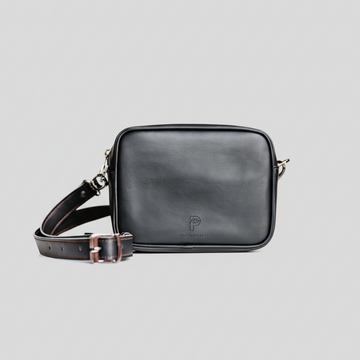 Plant Inside Crossbody Bag in black matt – stylish vegan leather bag, cruelty-free and sustainable