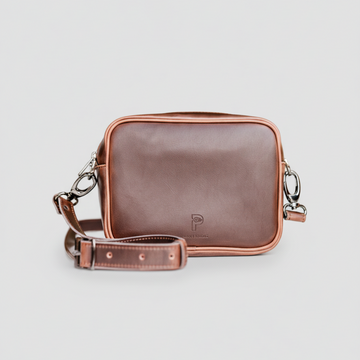 Plant Inside Crossbody Bag in brown matt – stylish vegan leather bag, cruelty-free and sustainable