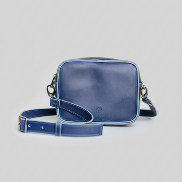 Plant Inside Crossbody Bag in navy blue matt – stylish vegan leather bag, cruelty-free and sustainable