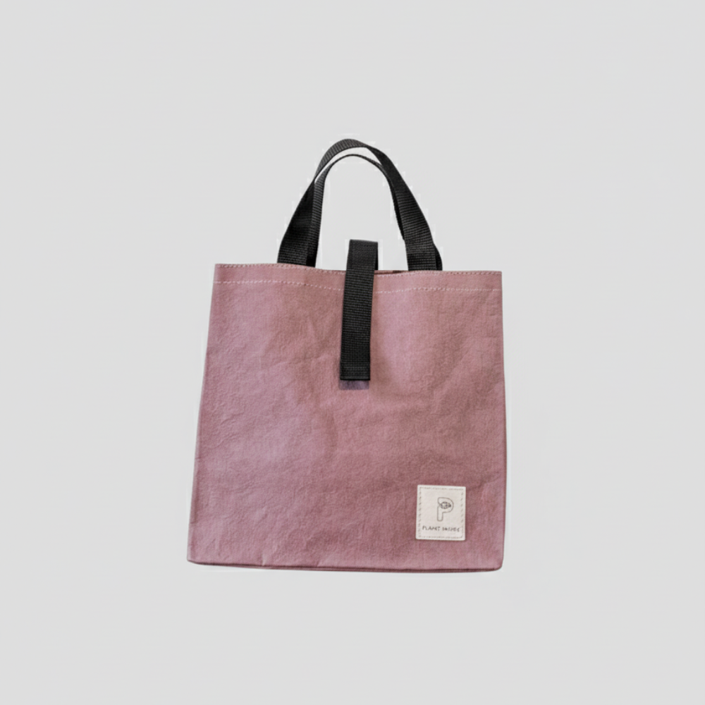 Plant Inside Lunch Bag in pastel plum – vegan and cruelty-free insulated bag for everyday use